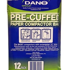 Dano Pre-Cuffed Paper Compactor Bags